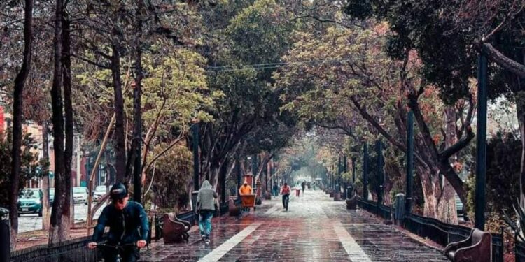 Martes parcialmente nublado en San Luis Potosí