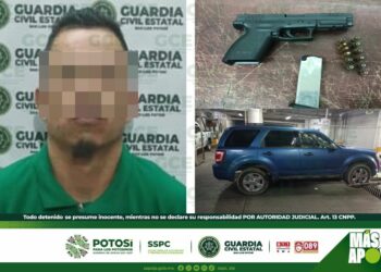 Sujeto armado es detenido en el Barrio de Tlaxcala