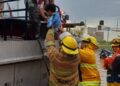Niños quedan atrapados en guardería tras fuertes lluvias
