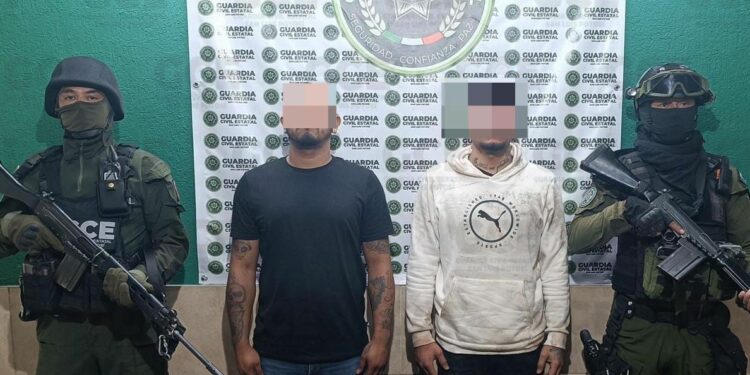 Luego de una intensa persecución se capturó a unos presuntos secuestradores armados