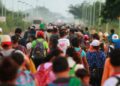 Más de 3 mil migrantes salen de Tapachula rumbo a la CDMX