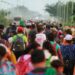 Más de 3 mil migrantes salen de Tapachula rumbo a la CDMX
