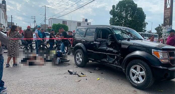 Muere motociclista tras choque contra una camioneta en la Libertad