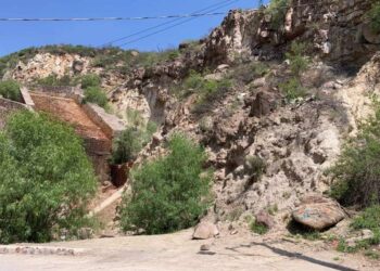 Presa San José, con desprendimientos de rocas y al 82% de capacidad