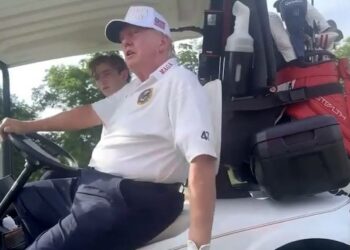 VIDEO: Filtran video de Trump; dice que Biden es ‘un viejo montón de basura