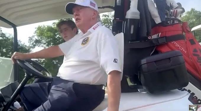VIDEO: Filtran video de Trump; dice que Biden es ‘un viejo montón de basura