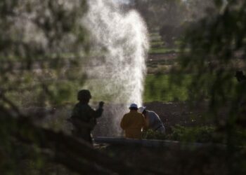 Megafuga en Jalisco: combustible brota a ‘chorros’ en ducto de Pemex