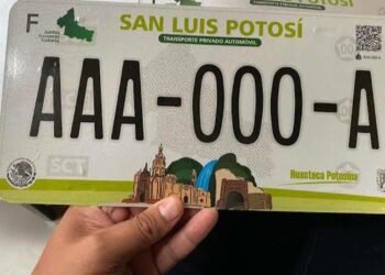 Casi se han entregado un millón de placas en SLP