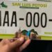 Casi se han entregado un millón de placas en SLP