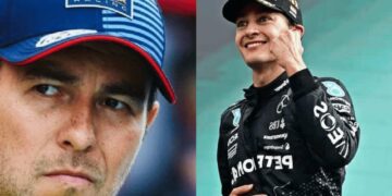 Russell gana la “pole” en Silverstone, Checo un desastre