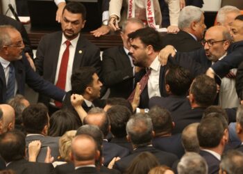 VIDEO | Pelea en el Parlamento de Turquía: discusión sobre un ex legislador encarcelado terminó en golpes