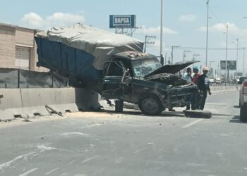 Un accidente trágico ocurrió en Periférico Norte cerca del mercado Bicentenario