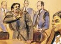 Cuando las hijas gemelas de Joaquín Guzmán Loera lo visitaron durante el proceso judicial en el que se discutió sobre narcóticos y armamento