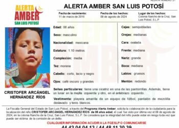 Se inicia búsqueda para localizar a niño de 8 años en San Luis Potosí