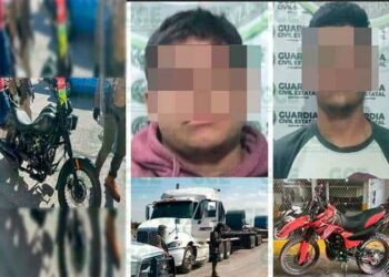 Atrapan a trío de sospechosos de robo de vehículos