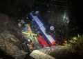 En Malinalco, tres peregrinos mueren en un accidente de tránsito y 13 personas resultaron heridas