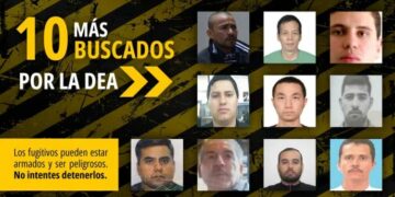 Después de la ola de violencia en Sinaloa, la Embajada de EEUU comparte una lista de los 10 más buscados de la DEA