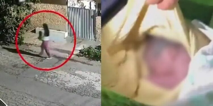 En Ecatepec, una mujer abandona a bebé dentro de una bolsa