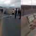 Un camión de transporte de mercancías se vuelca en el Periférico Norte
