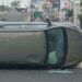 El conductor perdió el control y su vehículo se volcó en la carretera Salvador Nava