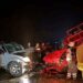 En la Valles-Tampico, tres personas fueron prensadas en un choque