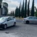Un fuerte accidente en Lomas del Tec causa daños a 2 vehículos