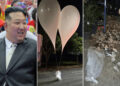 Corea del Norte vuelve a enviar globos con basura a Corea del Sur