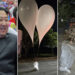 Corea del Norte vuelve a enviar globos con basura a Corea del Sur