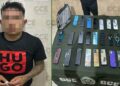 Un individuo robó 23 teléfonos celulares en la Fenapo