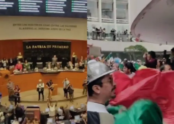 Manifestantes logran ingresar al Senado durante discusión de reforma al Poder Judicial