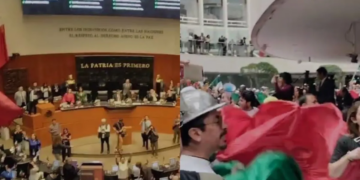Manifestantes logran ingresar al Senado durante discusión de reforma al Poder Judicial