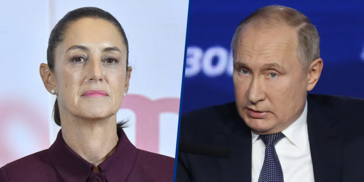 Putin rechaza la oferta de asistir a la ceremonia de toma de posesión de Sheinbaum