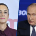 Putin rechaza la oferta de asistir a la ceremonia de toma de posesión de Sheinbaum