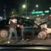 Conductor resultó lesionado tras colisión contra barrera en la Carretera hacia México