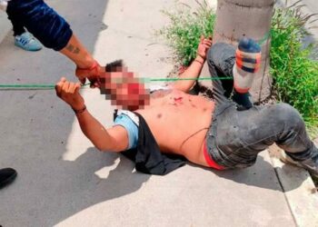 Vecinos de Las Mercedes ataron y golpearon a un ladrón de casas