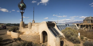 Las Earthships son casas construidas hace 40 años en el desierto de Nuevo México que son un ejemplo para combatir el cambio climático