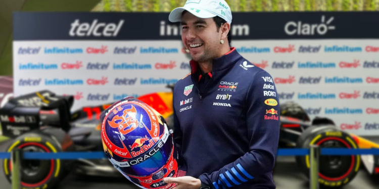 ‘Checo’ llevará este casco en el Gran Premio de México