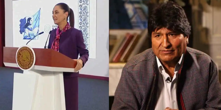 Sheinbaum condena ataque a Evo Morales en Bolivia