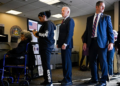 Joe Biden emite voto anticipado en Delaware