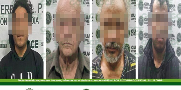 Guardia civil estatal detiene a cuatro personas por presunta violencia familiar