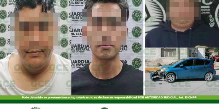 Guardia civil estatal detiene a tres personas por lesiones