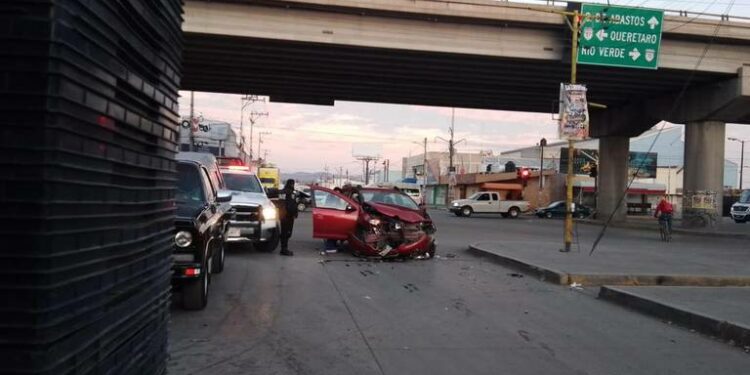 Los accidentes automovilísticos representan el 51% de los percances viales en San Luis Potosí