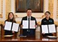 El Ejecutivo estatal y el Colegio de Notarios unen esfuerzos para brindar apoyo a las familias de Pozos