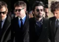 VIDEO |  Ex integrantes de One Direction se reúnen en el funeral de Liam Payne