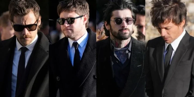 VIDEO |  Ex integrantes de One Direction se reúnen en el funeral de Liam Payne