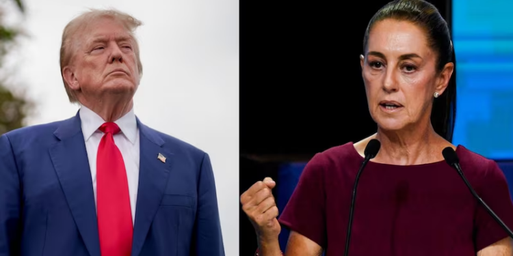 De esta manera reaccionó Sheinbaum a las amenazas de Trump de imponer tarifas por la migración forzada a Estados Unidos