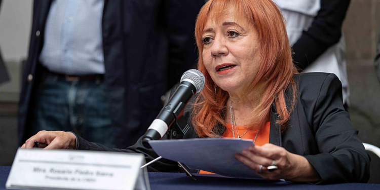 Defiende Sheinbaum a Rosario Piedra tras falsificación de carta para respaldar reelección en la CNDH