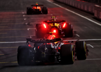 Red Bull llevó los alerones traseros equivocados al Gran Premio de Las Vegas