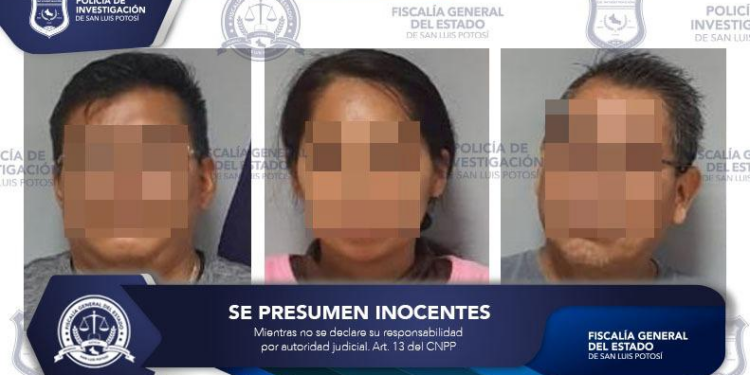 Detienen a tres sujetos investigados por robo de un menor