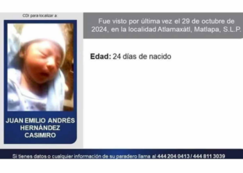 Se registra el robo de un recién nacido en San Luis Potosí; las investigaciones sugieren que el bebé ya ha sido trasladado fuera del estado